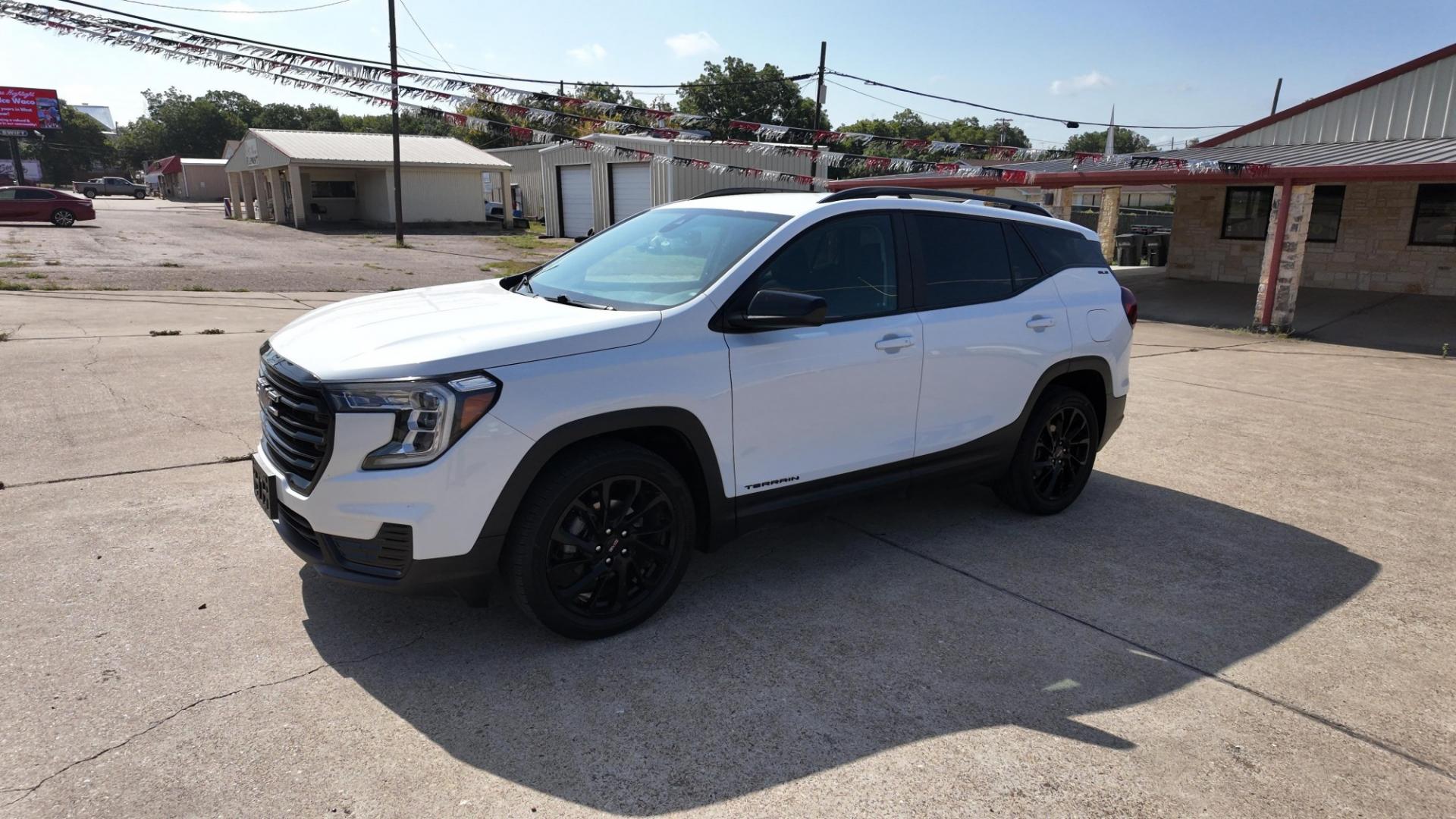 2023 /Jet Black Medium Ash Gray/Jet Black GMC Terrain SLE (3GKALMEG5PL) with an 1.4L L4 DOHC 16V TURBO engine, 9-Speed Automatic transmission, located at 605 West Oak St., West, TX, 76691, (254) 826-5852, 31.803682, -97.097832- Photo#1