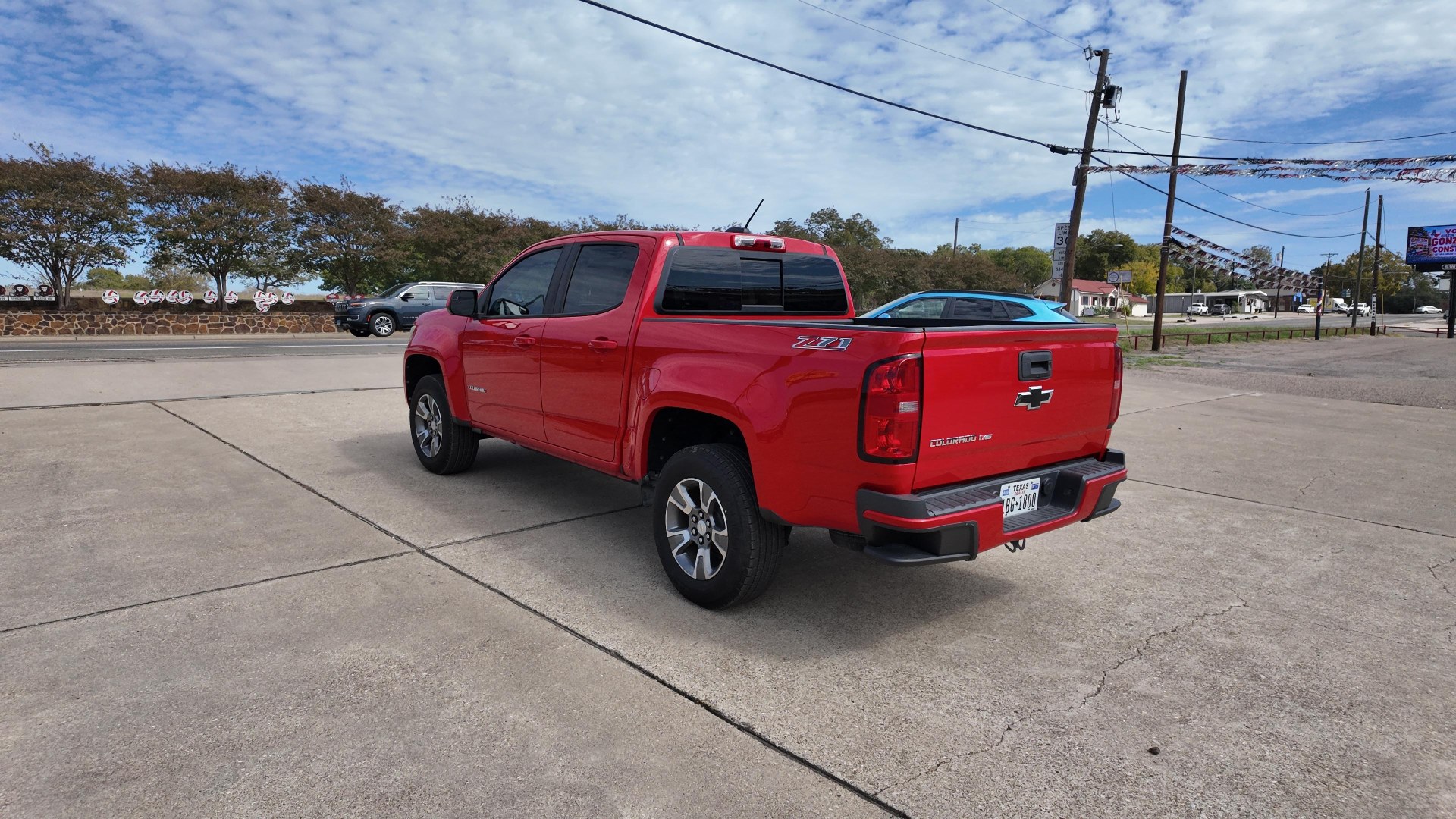 2018 /Jet Black, leather Jet Black, leatherette/cloth Chevrolet Colorado Z71 Crew Cab 2WD Short Box (1GCGSDEN8J1) with an 3.6L V6 DOHC 24V GAS engine, 6-Speed Automatic transmission, located at 605 West Oak St., West, TX, 76691, (254) 826-5852, 31.803682, -97.097832- Photo#2